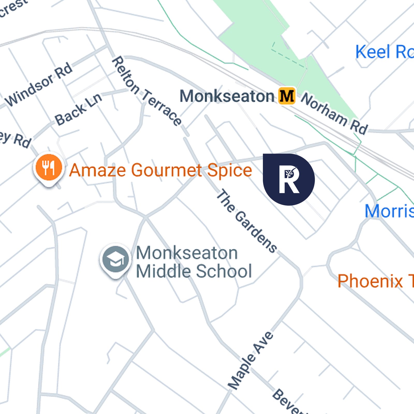 Map location